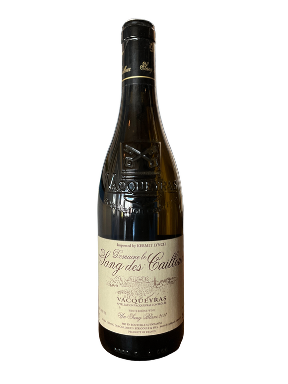 DOMAINE LE SANG DES CAILLOUX VACQUEYRAS UN SANG BLANC 2013