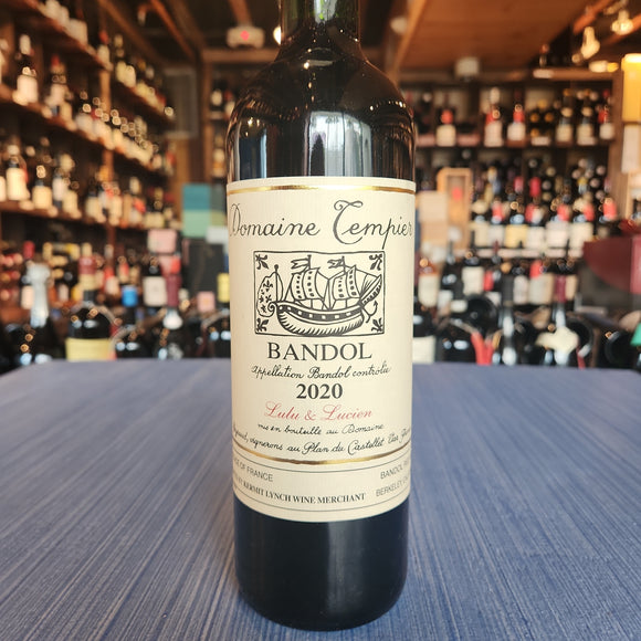 DOMAINE TEMPIER BANDOL ROUGE CUVEE CLASSIQUE LULU & LUCIEN 2020