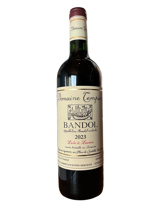 DOMAINE TEMPIER BANDOL ROUGE CUVEE CLASSIQUE LULU & LUCIEN 2023 - Bleu Provence Fine Wines