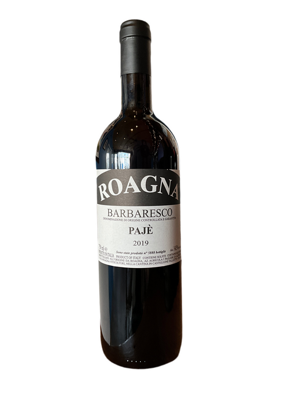 ROAGNA BARBARESCO PAJE 2019