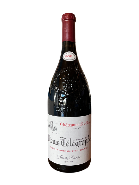 DOMAINE DU VIEUX TELEGRAPHE CHÂTEAUNEUF DU PAPE LA CRAU ROUGE 2021 1.5L