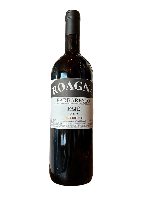 ROAGNA BARBARESCO PAJE VECCHIE VITI 2019
