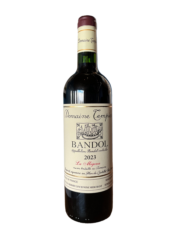 DOMAINE TEMPIER BANDOL ROUGE LA MIGOUA 2023