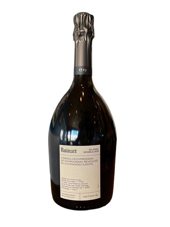 CHAMPAGNE RUINART BLANC SINGULIER BRUT NATURE N.V EDITION 19