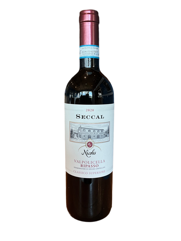 NICOLIS RIPASSO DELLA VALPOLICELLA CLASSICO SUPERIORE SECCAL 2020
