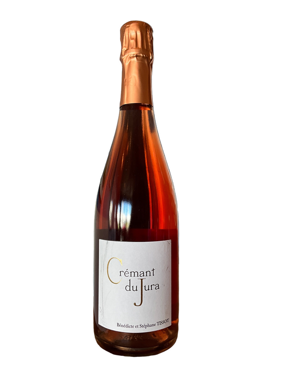 DOMAINE BENEDICTE & STEPHANE TISSOT CREMANT DU JURA BRUT ROSE DOSAGE ZERONV