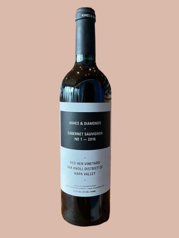 ASHES AND DIAMONDS RED HEN VINEYARD NO 1 2016