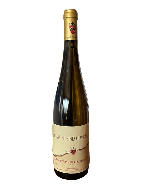 DOMAINE ZIND HUMBRECHT RIESLNG ROCHE ROULEE GEWURZTRAMINER 2018