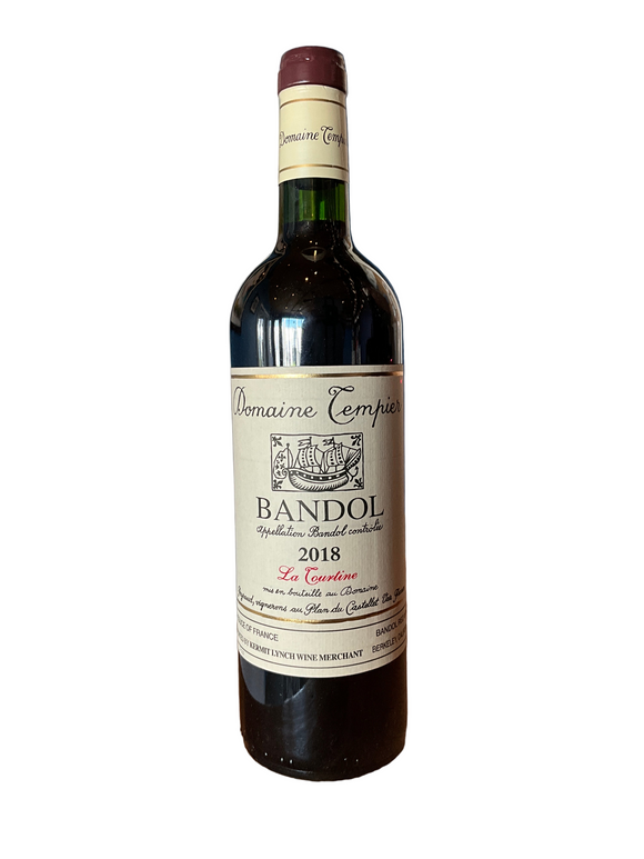 DOMAINE TEMPIER BANDOL ROUGE LA TOURTINE 2018