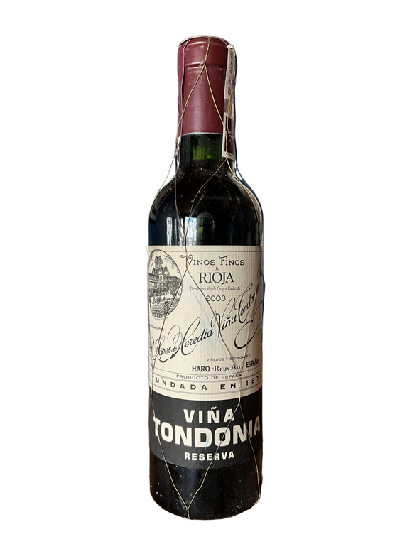 LOPEZ DE HEREDIA VINA TONDONIA RESERVA 2008 375ml
