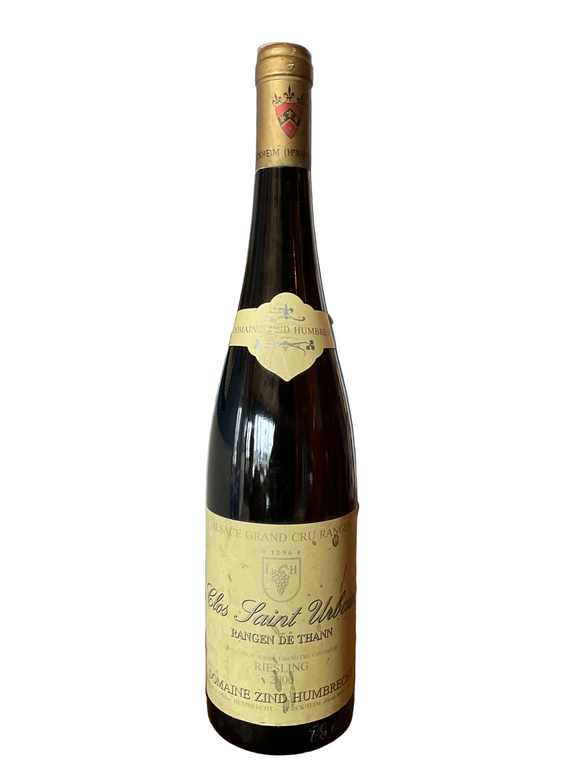 DOMAINE ZIND-HUMBRECHT RANGEN DE THANN CLOS SAINT URBAIN 2000