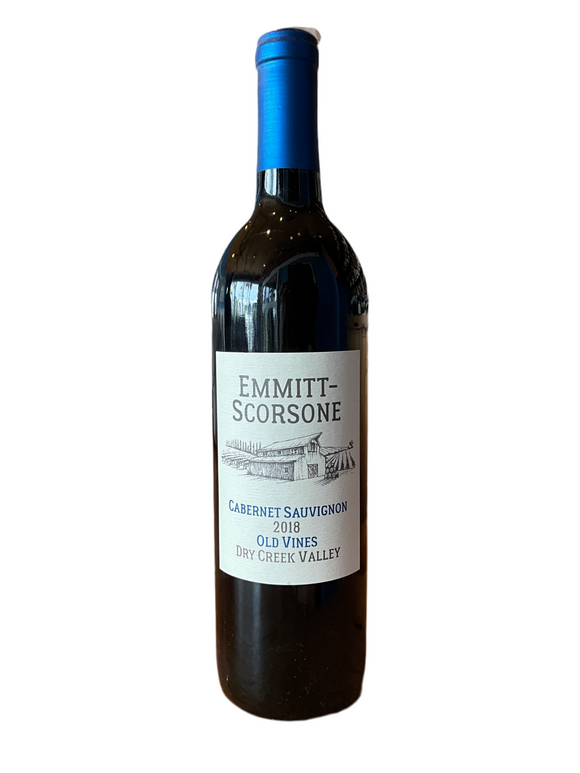 EMMITT-SCORSONE DRY CREEK VALLEY OLD VINE CABERNET SAUVIGNON 2018