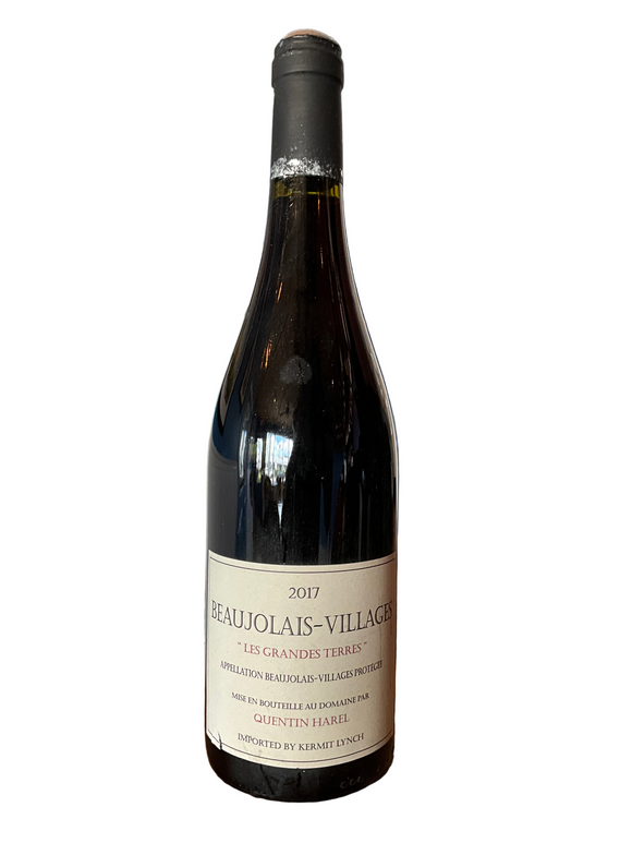 DOMAINE QUENTIN HAREL BEAUJOLAIS VILLAGES LES GRANDES TERRES 2017