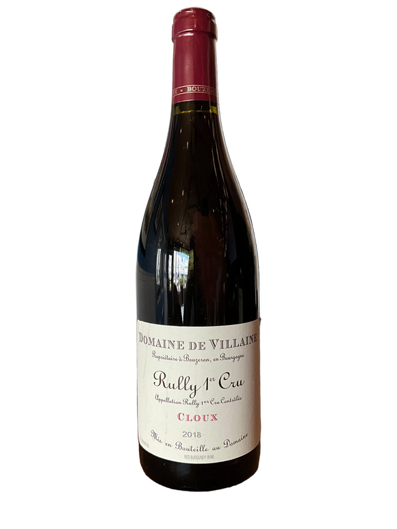 DOMAINE A & P DE VILLAINE RULLY ROUGE 1ER CRU CLOUX 2018