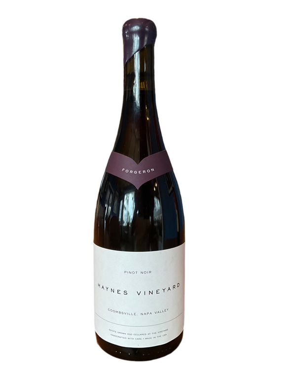 HAYNES VINEYARDS FORGERON PINOT NOIR COOMBSVILLE NAPA VALLEY 2021