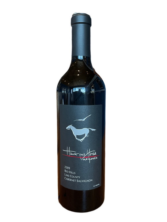 HAWK AND HORSE VINEYARDS RED HILLS, LAKE COUNTY CABERNET SAUVIGNON 2009