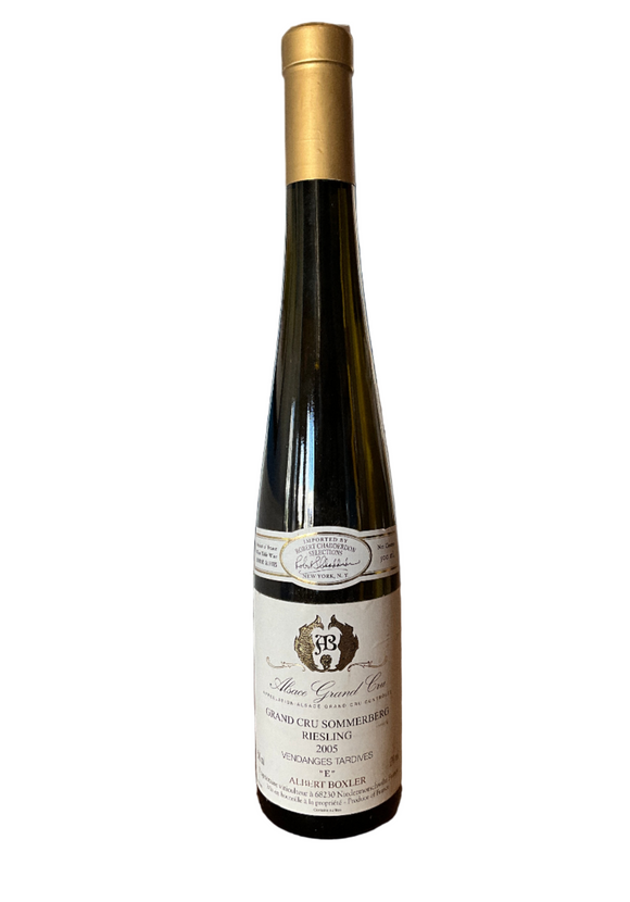 DOMAINE ALBERT BOXLER GRAND CRU SOMMERBERG RIESLING VENDANGE TARDIVES 2005