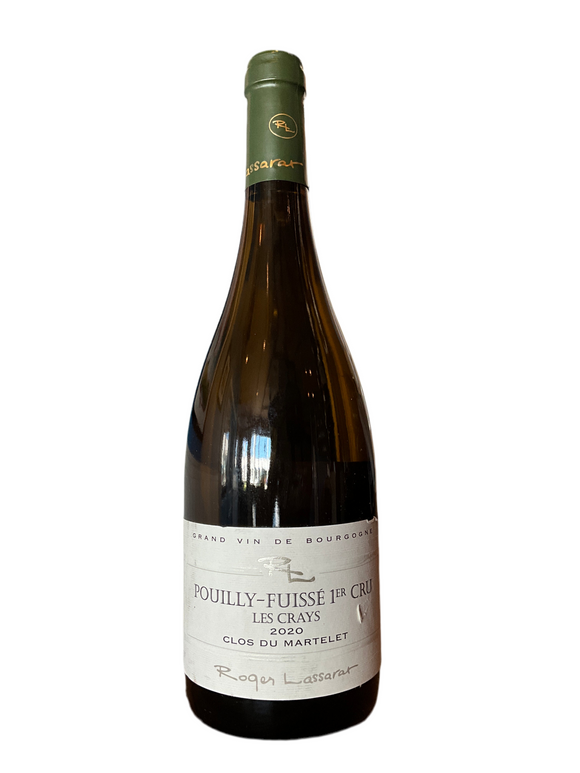 DOMAINE ROGER LASSARAT POUILLY FUISSE 1er CRU LES CRAYS CLOS DU MARTELET 2020