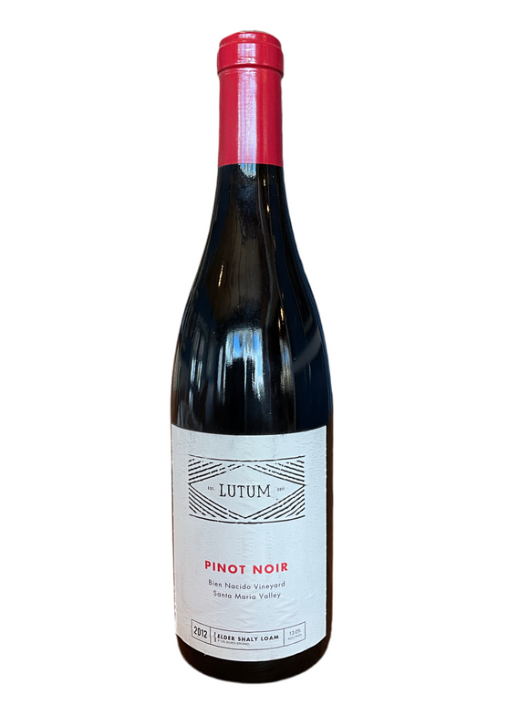LUTUM PINOT NOIR BIEN NACIDO VINEYAR 2012