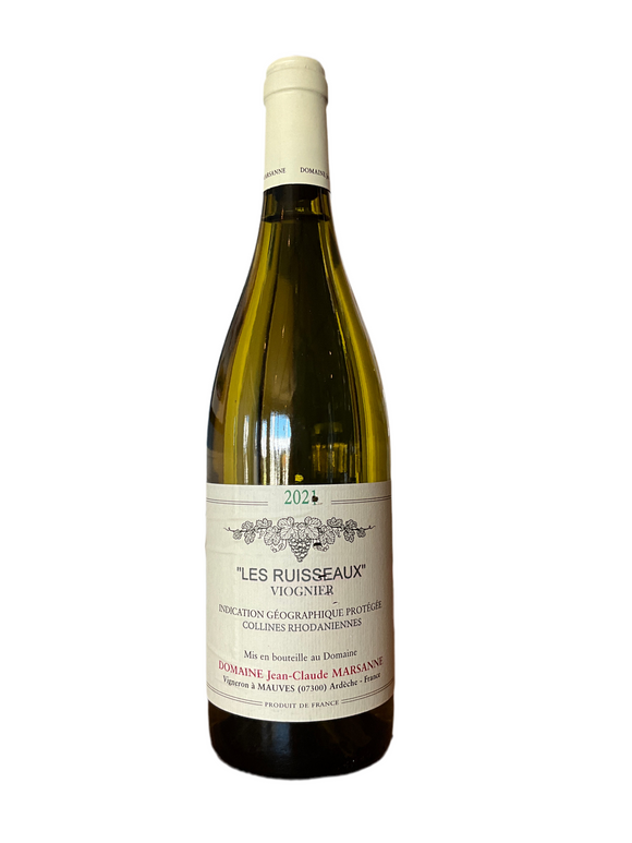 DOMAINE JEAN CLAUDE MARSANNE VIOGNIER LES RUISSEAUX 2021