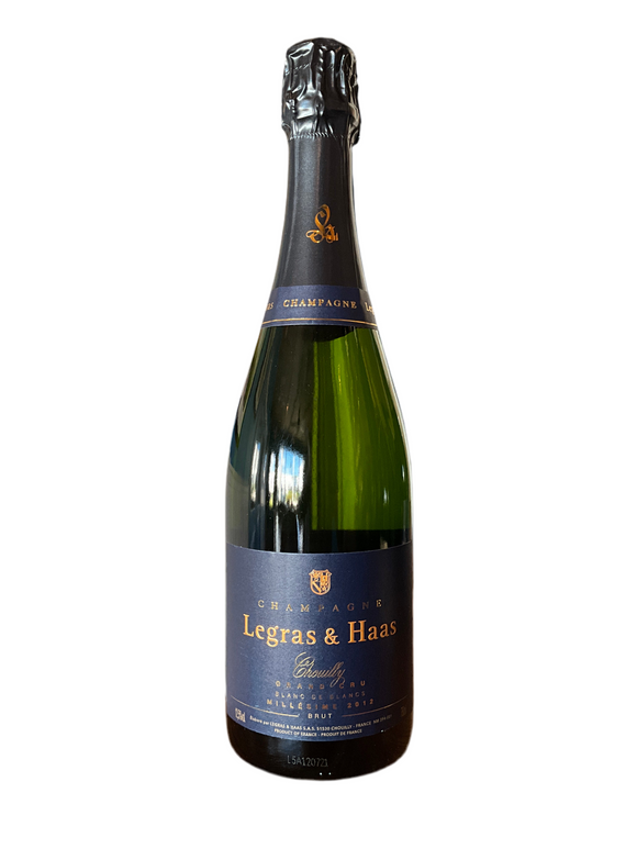 CHAMPAGNE LEGRAS & HAAS CHOUILLY GRAND CRU BLANC DE BLANC MILLESIME 2012