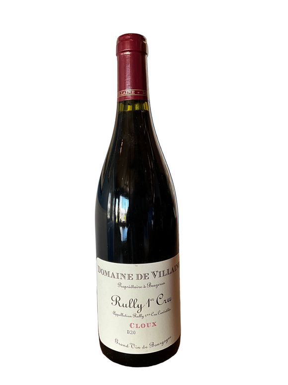 DOMAINE DE VILLAINE RULLY 1ER CRU ROUGE CLOUX 2020