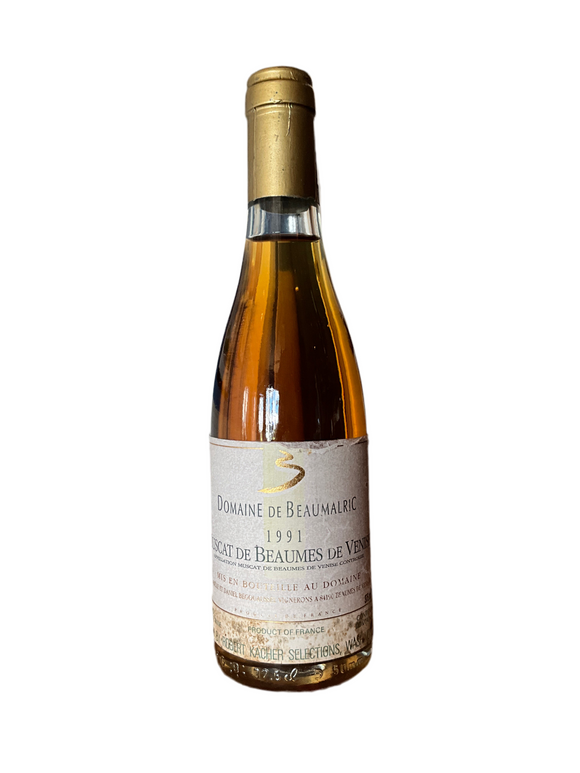 DOMAINE DE BEAUMALRIC MUSCAT BEAUMES VENISE 1991 375ML