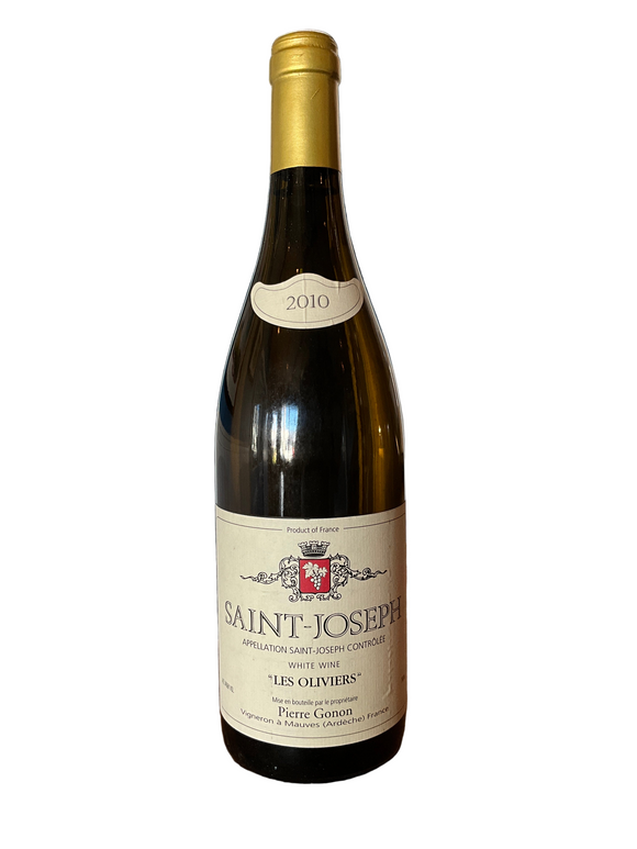 DOMAINE PIERRE GONON SAINT JOSEPH BLANC LES OLIVIERS 2010