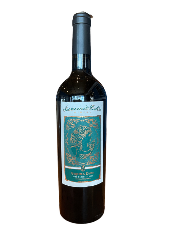 SUMMIT LAKE WINERY SOPHIA LYNN PETITE SIRAH 2015