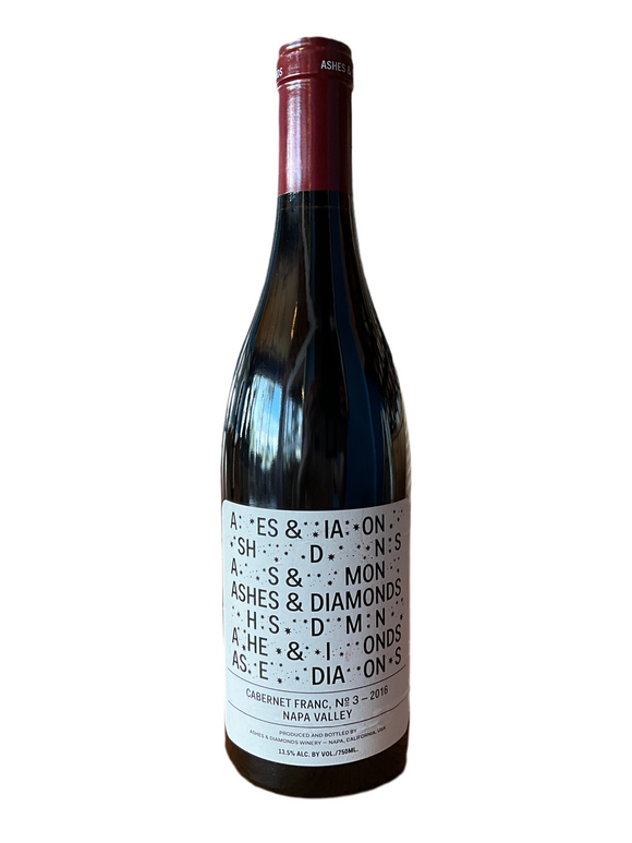 ASHES AND DIAMONDS CABERNET FRANC NO 3 2016