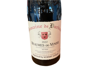 DOMAINE DE DURBAN BEAUMES DE VENISE ROUGE 2022