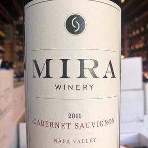 MIRA WINERY NAPA VALLEY CABERNET SAUVIGNON 2011