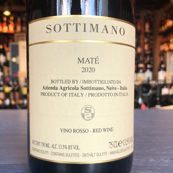 SOTTIMANO MATE VINO ROSSO 2023