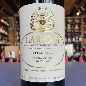 FERRANDO CAREMA ETICHETTA BIANCA 2015