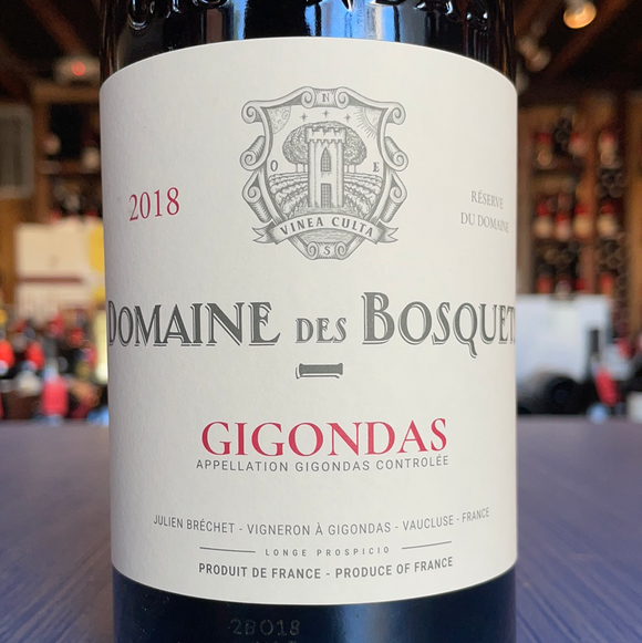 DOMAINE DES BOSQUETS GIGONDAS 2018
