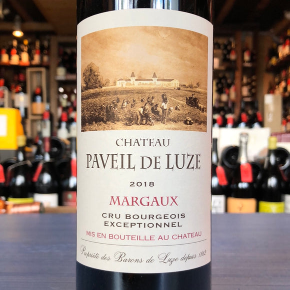 CHATEAU PAVEIL DE LUZE CRU BOURGEOIS EXEPTIONNEL MARGAUX 2018