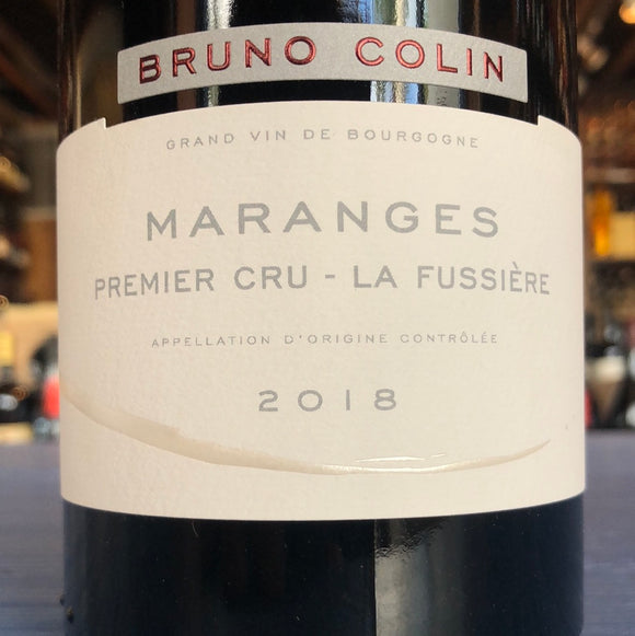 DOMAINE BRUNO COLIN MARANGES PREMIER CRU LA FUSSIERE 2018