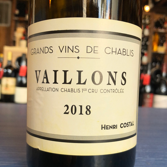 DOMAINE HENRI COSTAL CHABLIS 1ER CRU VAILLONS 2022