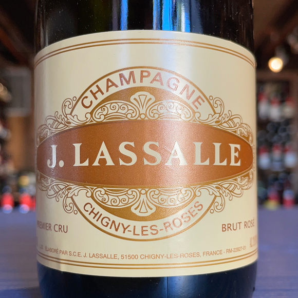 CHAMPAGNE J. LASSALLE PREMIER CRU BRUT ROSE N.V .375 ML