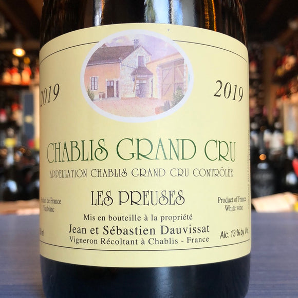 DOMAINE JEAN ET SEBASTIEN DAUVISSAT CHABLIS GRAND CRU LES PREUSES 2019