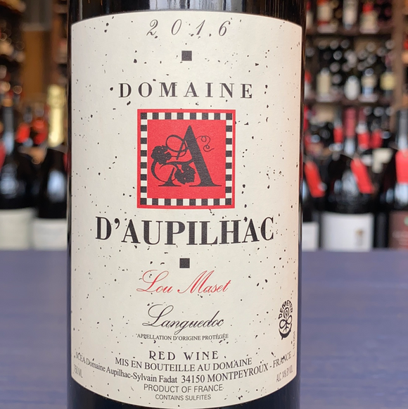 DOMAINE D'AUPILHAC LOU MASET LANGUEDOC 2016