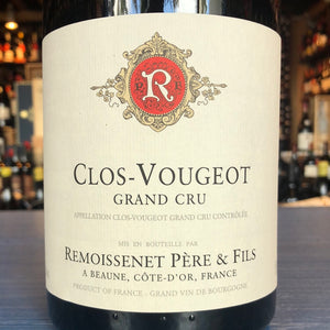 REMOISSENET PERE & FILS CLOS VOUGEOT GRAND CRU 1964 1.5L