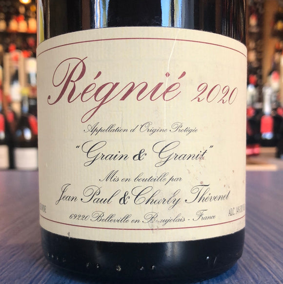 DOMAINE JEAN PAUL & CHARLY THEVENET REGNIE 2020