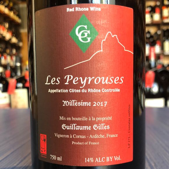 GUILLAUME GILLES COTES DU RHONE LES PEYROUSES 2016