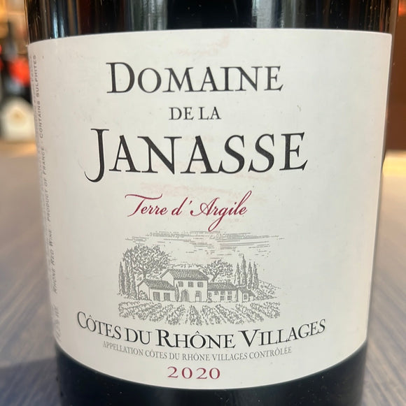 DOMAINE DE LA JANASSE COTES DU RHONE TERRE D'ARGILE 2020
