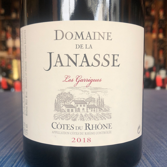 DOMAINE DE LA JANASSE COTES DU RHONE LES GARRIGUES 2018