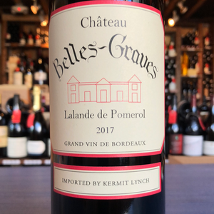 CHATEAU BELLES GRAVES LALANDE DE POMEROL 2017