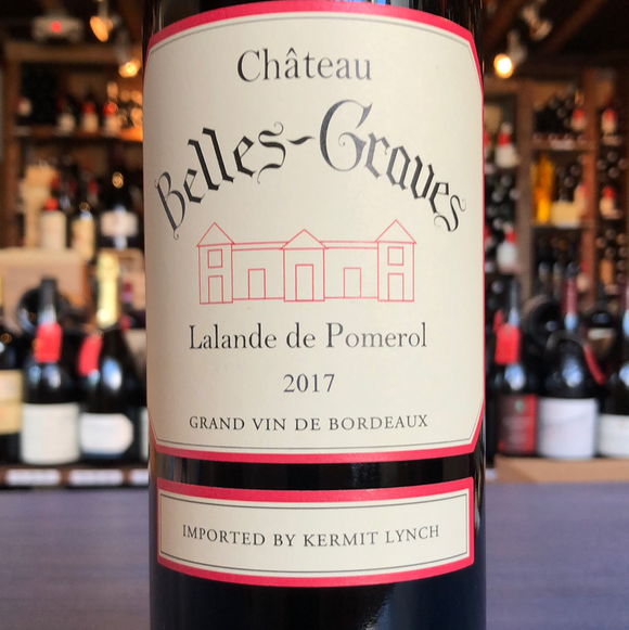 CHATEAU BELLES GRAVES LALANDE DE POMEROL 2017