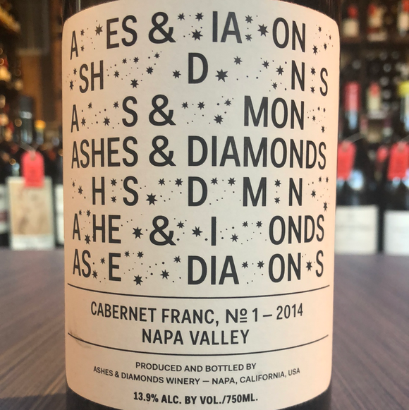 ASHES AND DIAMONDS CABERNET FRANC NO 1 2014