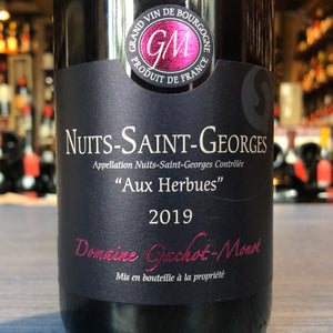 DOMAINE GACHOT MONOT NUITS ST GEORGES AUX HERBUES 2019